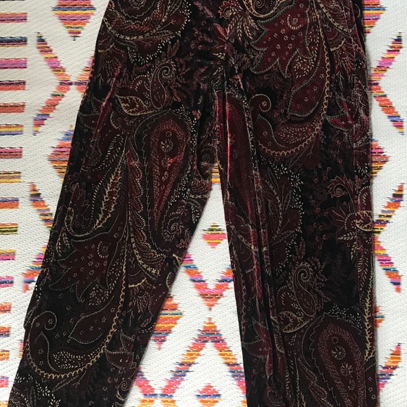 high waisted paisley pants - Picture 2 of 2
